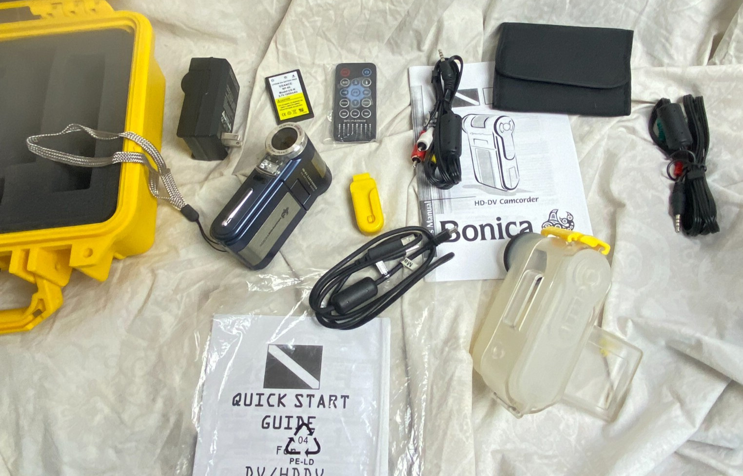 **NICE**Bonica Snapper HD Digital Video (HDDV) w/Accessories & Hard Case K233