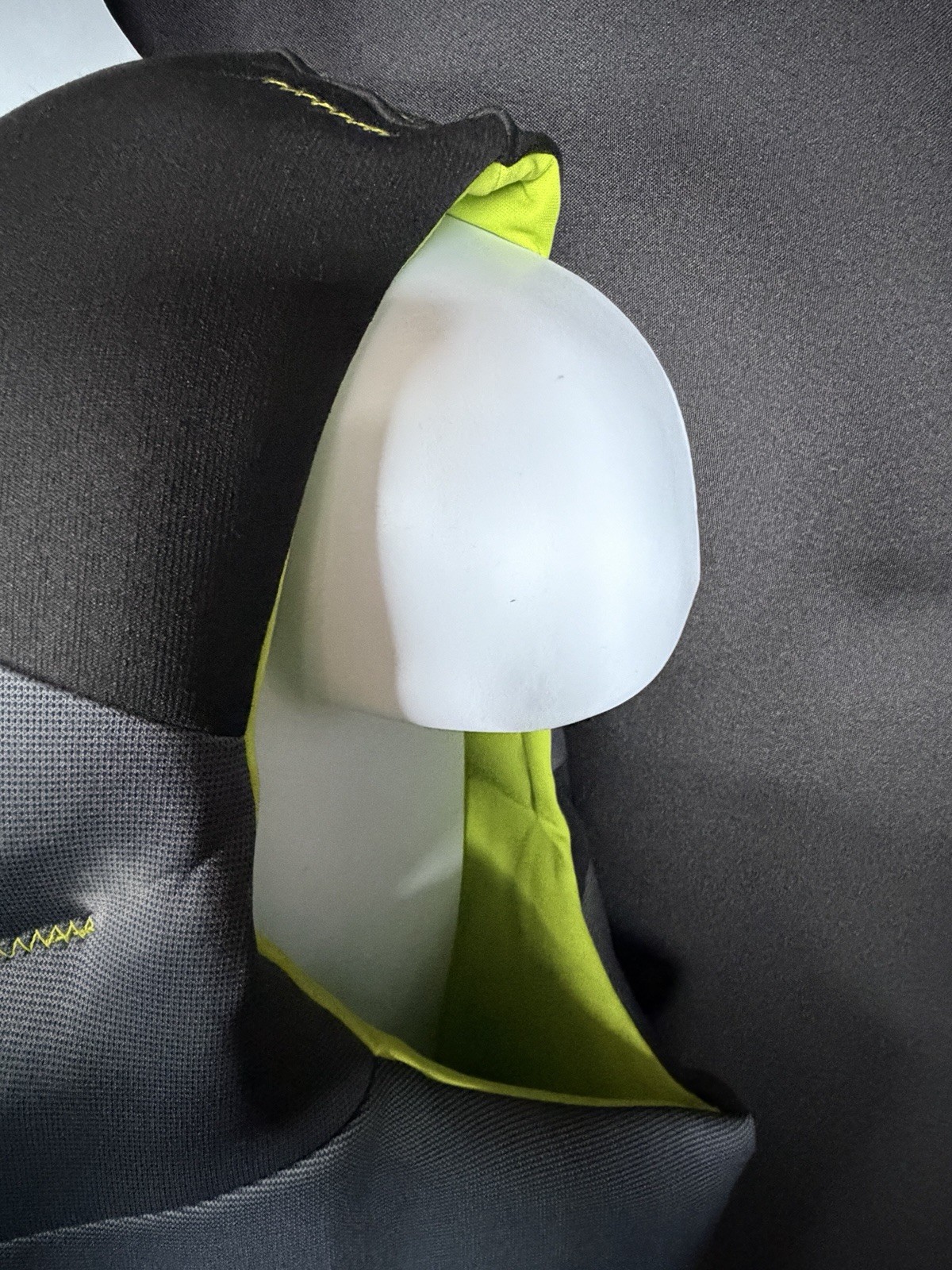 Hyperlite Men’s 2XL Life Jacket Vest Gray Black Neon Yellow USCG Approved