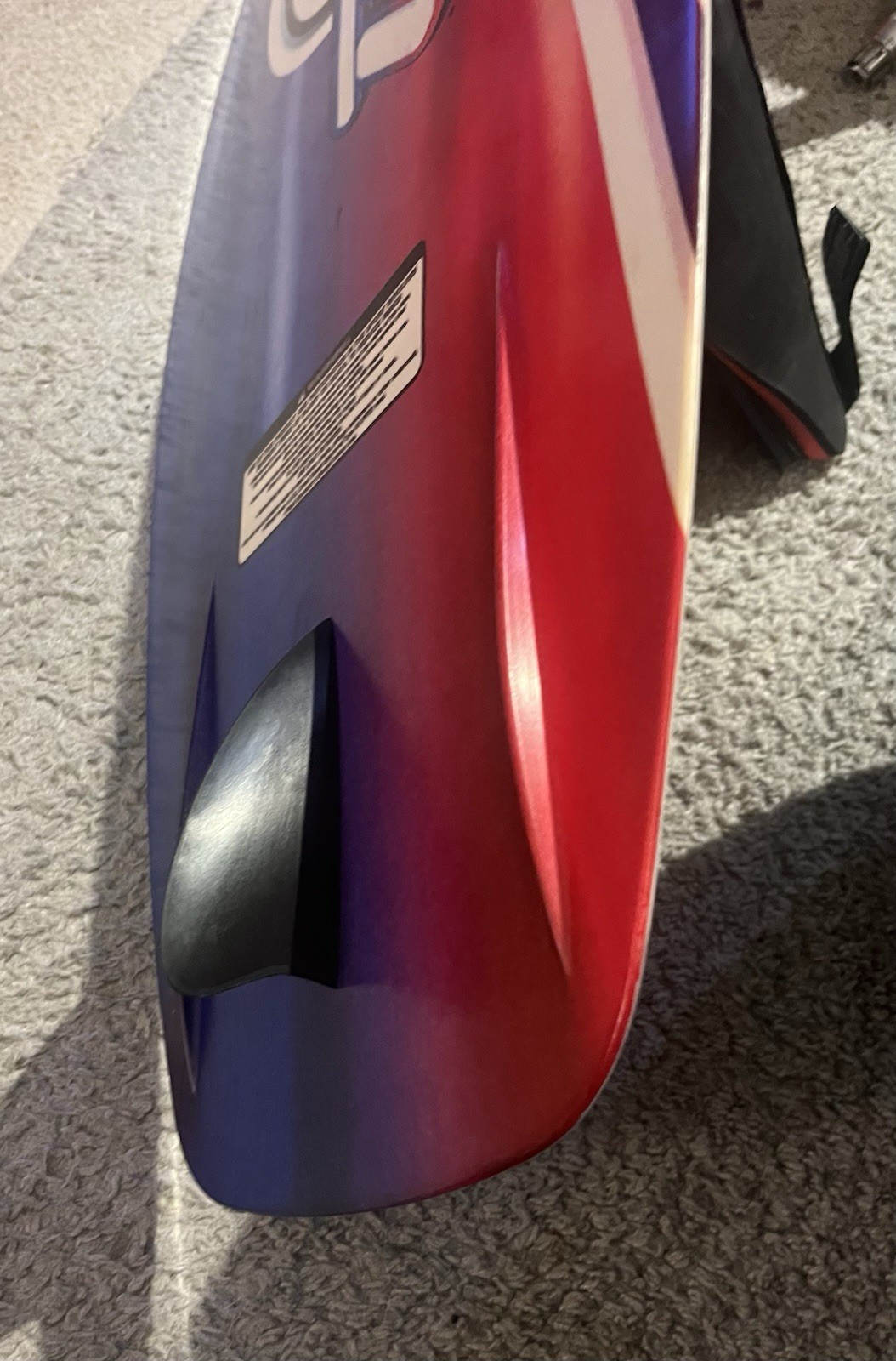 Obrien Straight Line Rail 132 Wakeboard W/Boots NO Rubber Covers