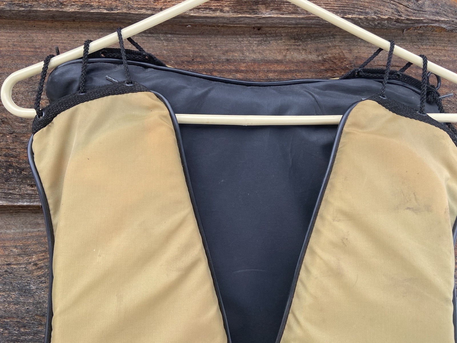 Vintage Stearns Life Jacket-Fishing Vest Tan Model 29-53 Size XXX Large Adult