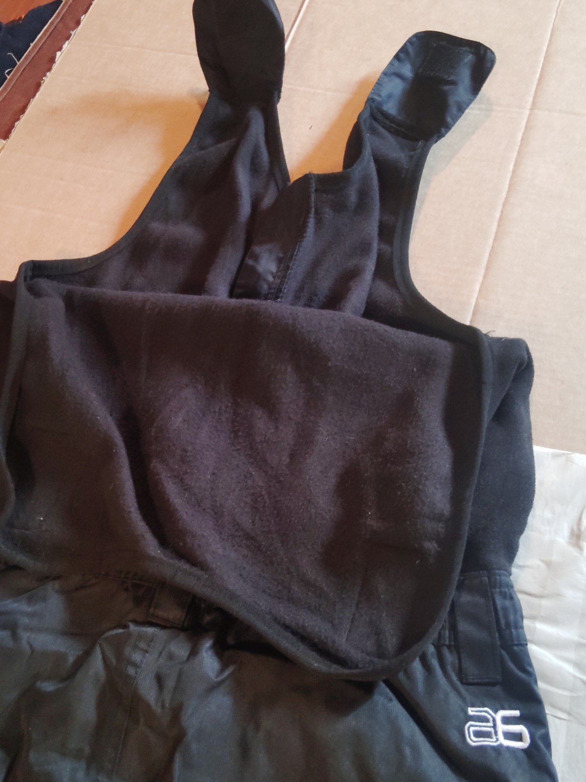 L(14/16)Arctix Black Overall Water Repellent Full Sleeveless Suit