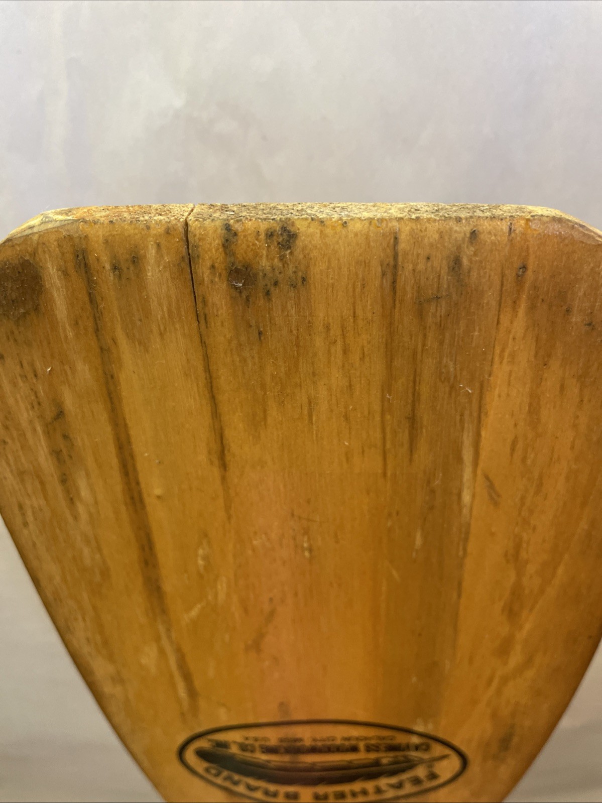 FEATHER BRAND CAVINESS WOODWORKING 29-1/2″ WOOD KAYAK CANOE RAFT PADDLE