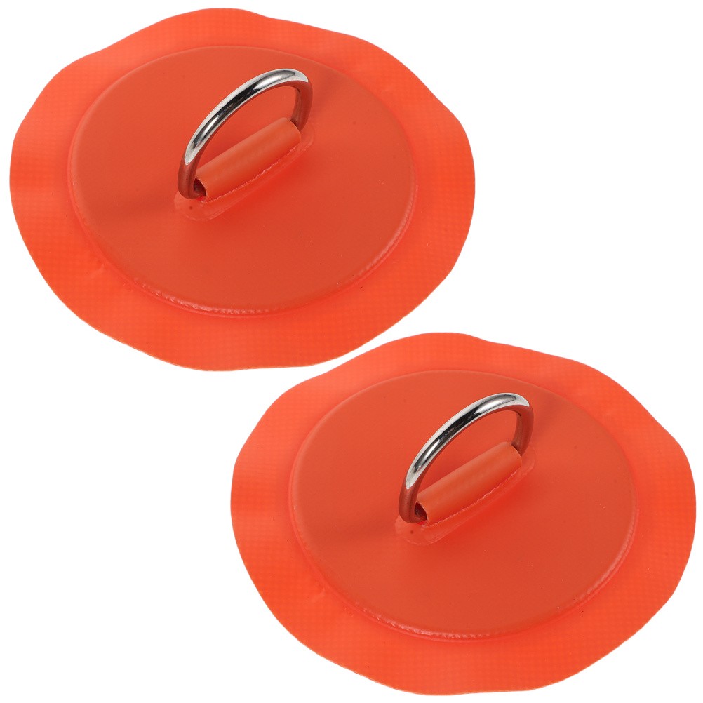 2 Pcs Inflatable Boat Safety Rope Buckle D Ring Patch Paddle Board