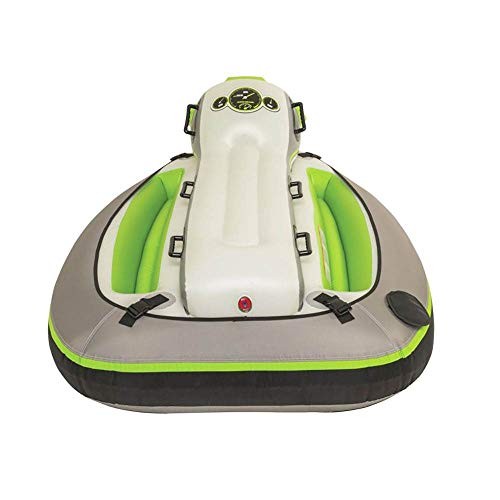XCELERATOR, 2 Rider Towable Tube, White/Green/Gray