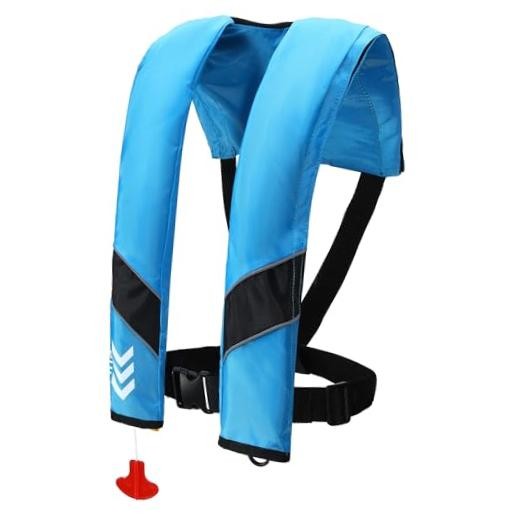 Automatic Inflatable Life Jackets for Adults Life Vests PFD Low Profile Blue