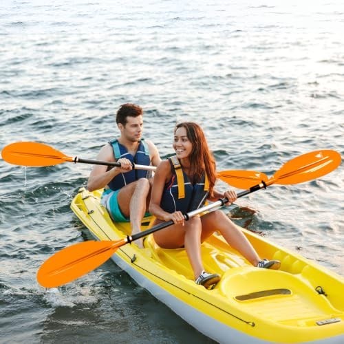 Karltion Adjustable Kayak Paddle Aluminum Alloy Shaft Glass Fiber Blade