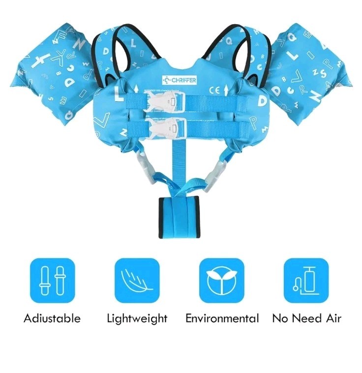Kids Swim Vest Life Jacket for 30-55 Pounds Boys and Girls 2-7 Toddler Floaties