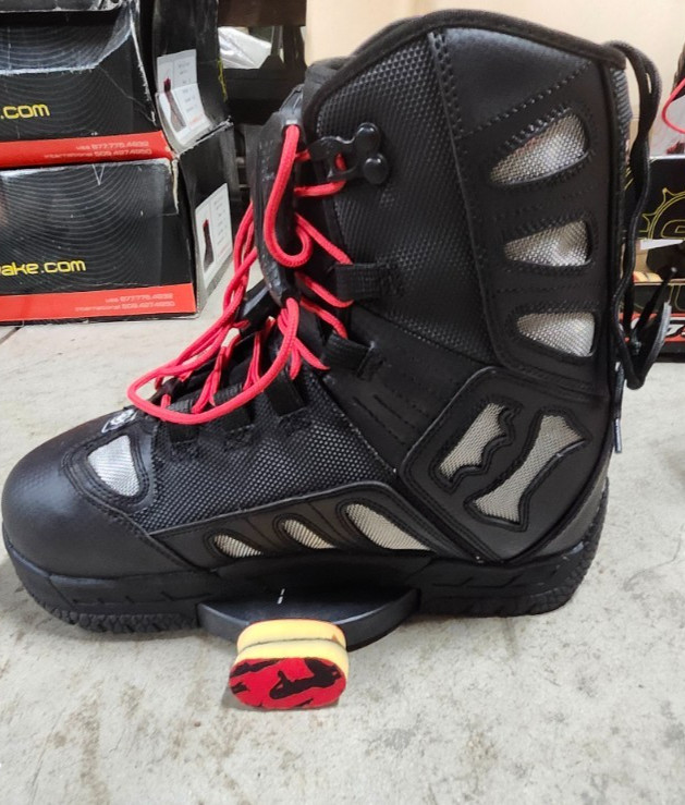Wakeboard Boots w/Driver, Bindings, & Moldable Liners for a perfect fit!