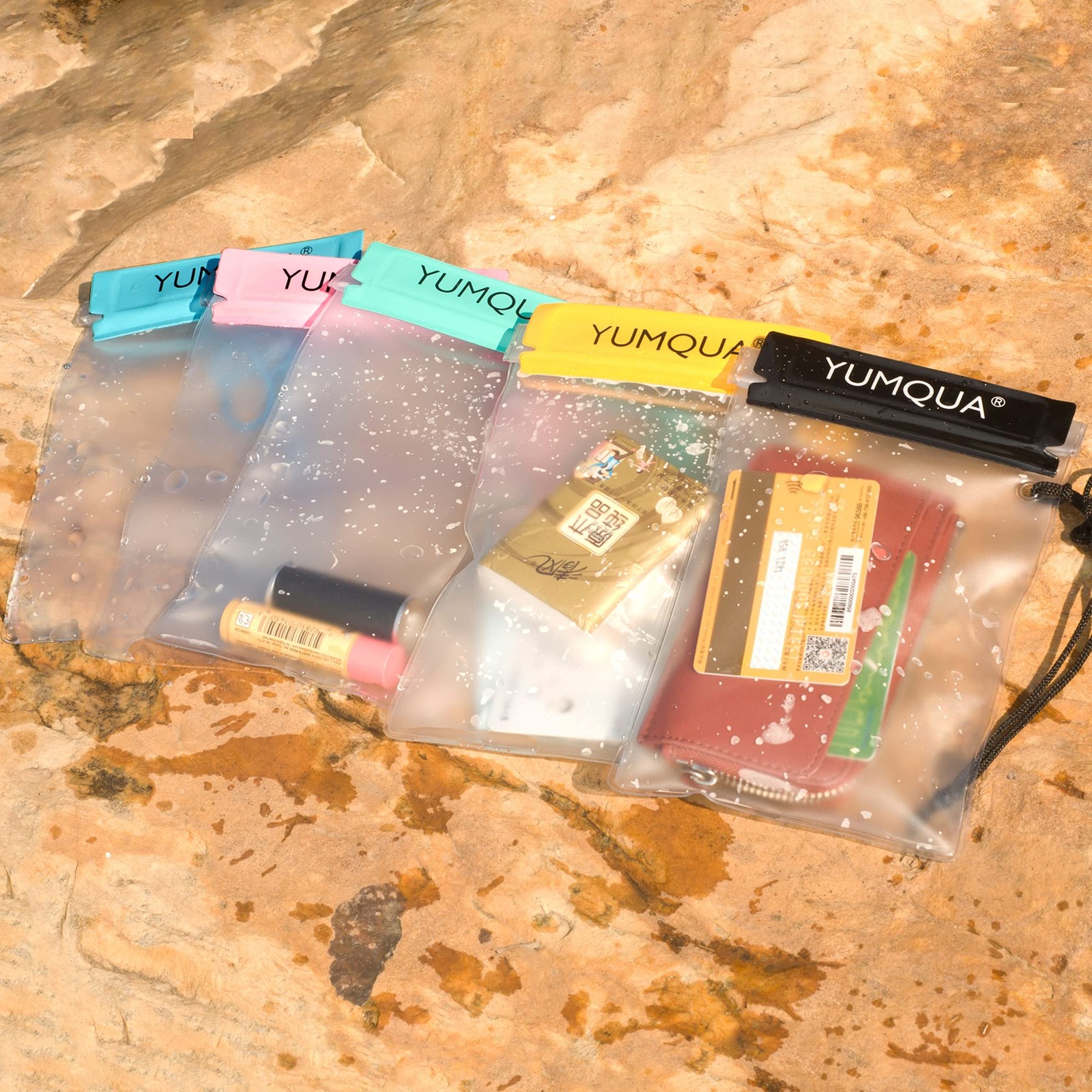 Clear Waterproof Bags, Water Tight Cases Pouch Dry Bags for Camera Mobile Phone