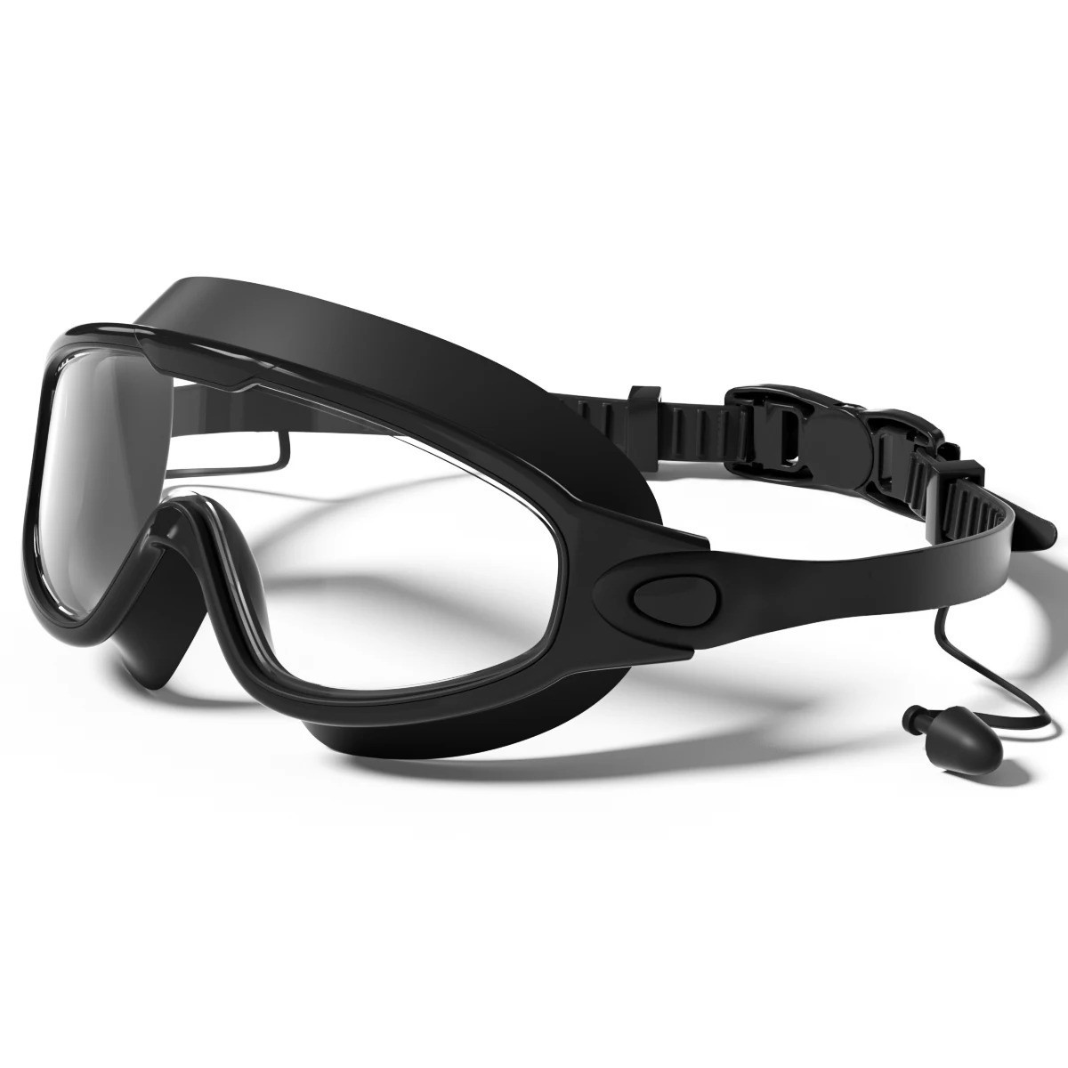 Adult Swimming Goggles Anti Fog UV Protection Wide View Leak Proof Swim Glasses