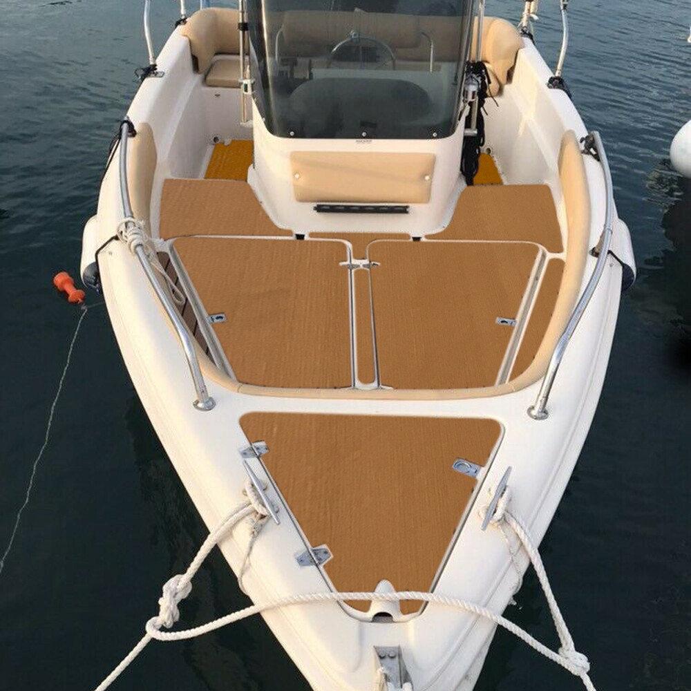 95” Deluxe EVA Foam Boat Marine Flooring Mat Faux Teak Decking Yacht Sheet Pad！