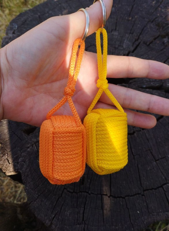 Set of 2 Floating Cork Sailor Key Chain Kayak Boat Sailing Float Buoy