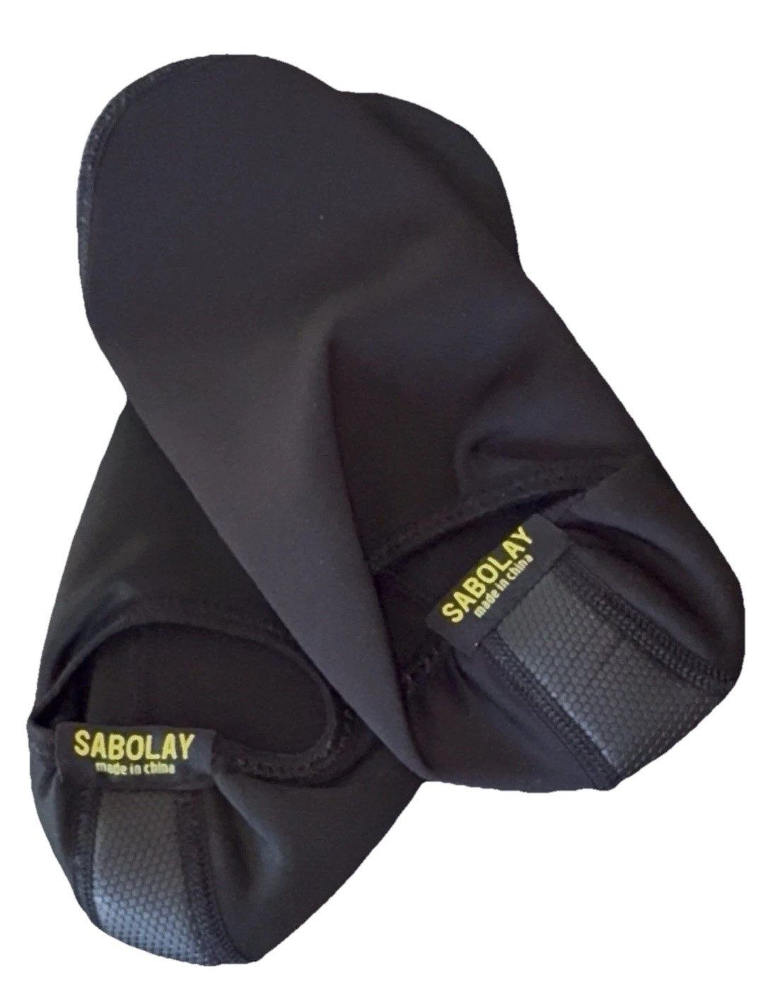 Water Shoe’s Sabolay Foot Cover Neoprene Water Resistant Pool/Cycling Black New