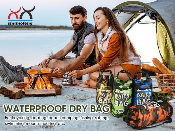 Waterproof Dry Bag 5-30L Roll Top Dry Storage Bag for Boating Camping Fishing