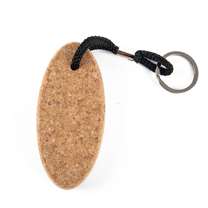 1Pc Cork Ball Keychain Floating Buoy Holder for Water Sports Beach Rowing B.82