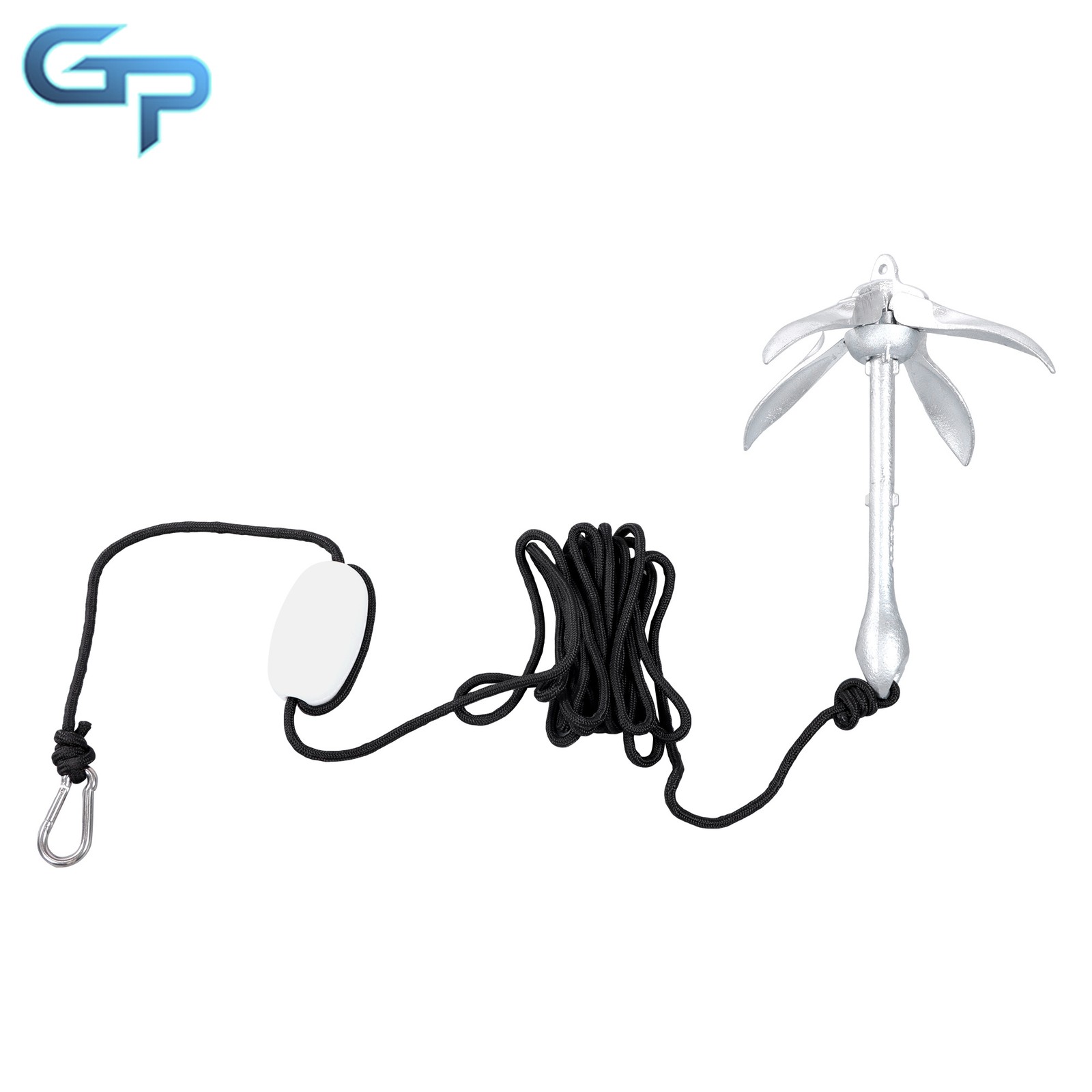 Canoe Kayak Raft Boat Fishing Jet Ski 5.5lb Foldable Complete Anchor Buoy Kit US
