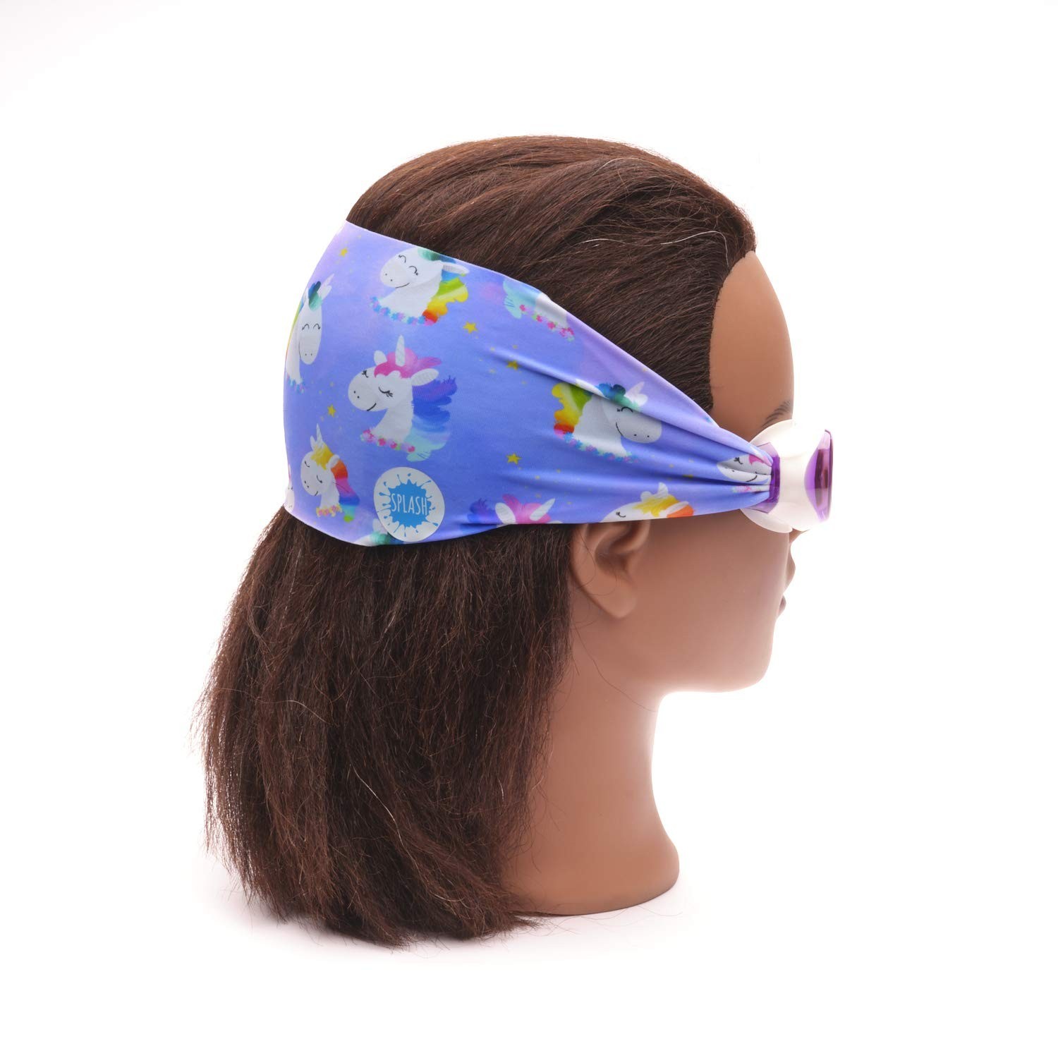 Splash Place SWIM GOGGLES with Fabric Strap – Adult & Kids Swim Goggles – PIN…