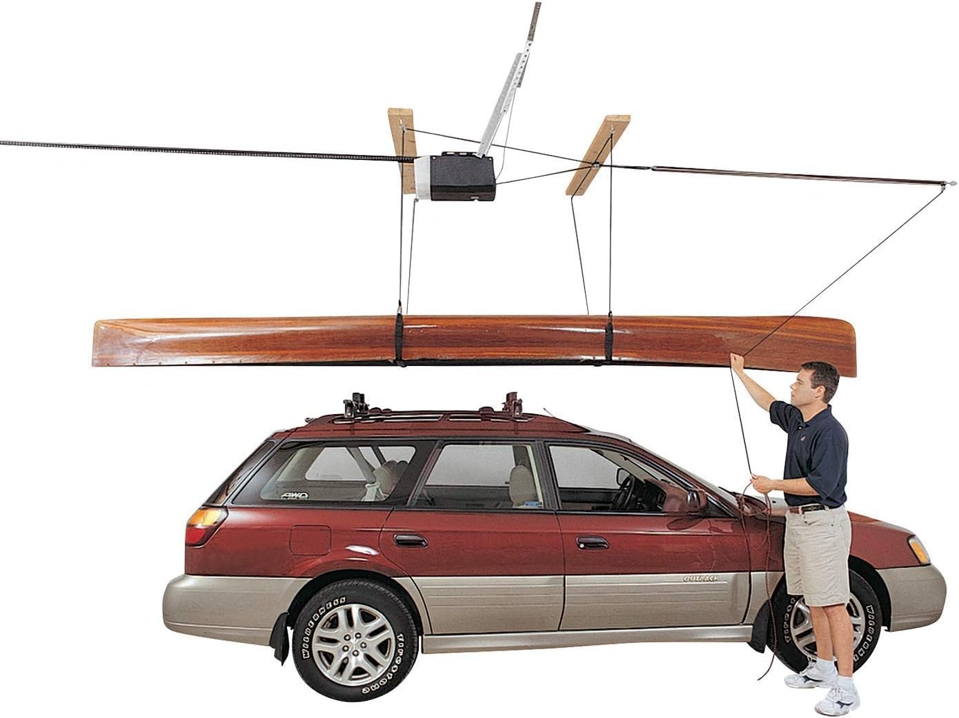 HARKEN Hoister Cargo Carrier Box & Overhead Garage Stor