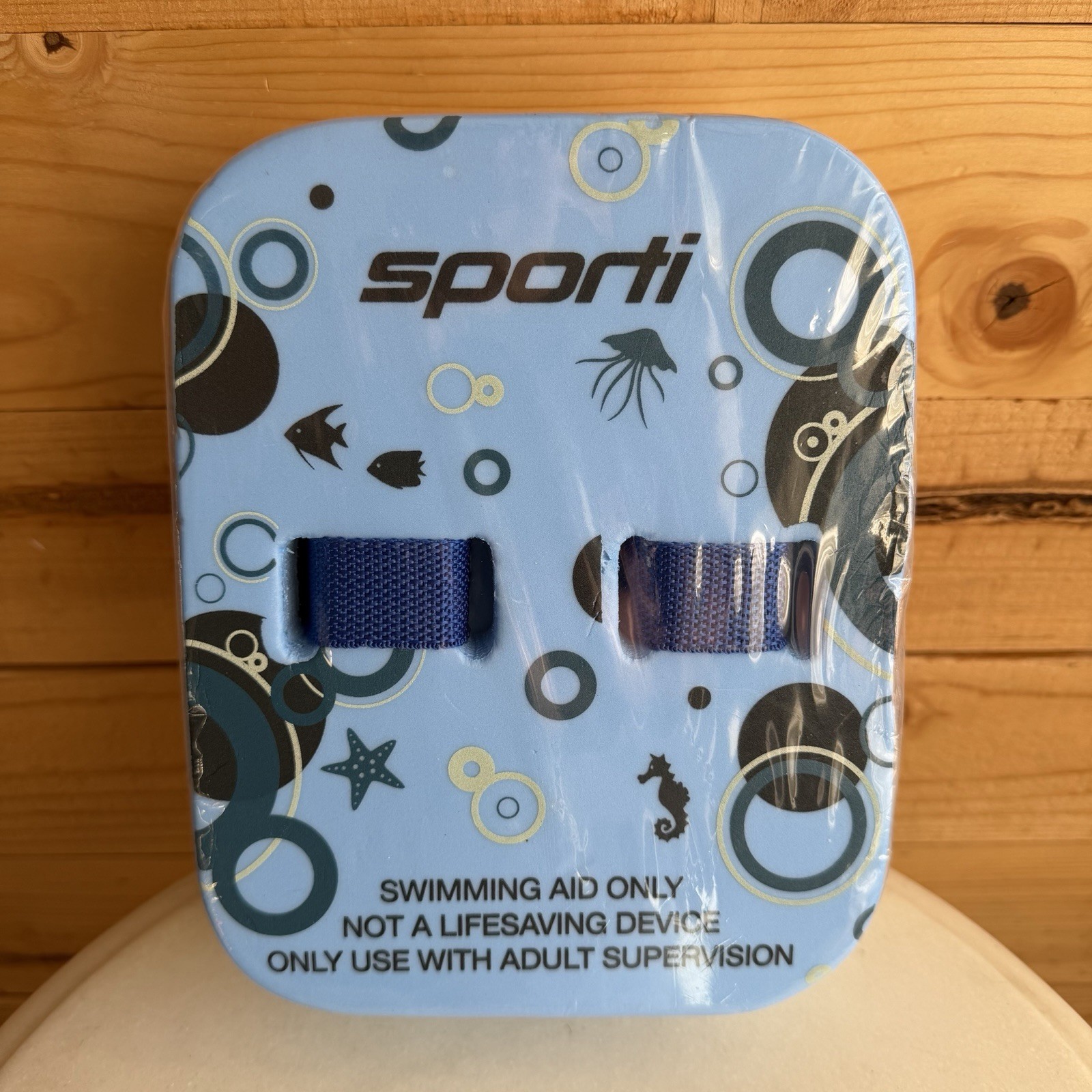 NEW Sporti Swimming Aid Foam Float Progressive Trainer Adjustable Yellow Blue