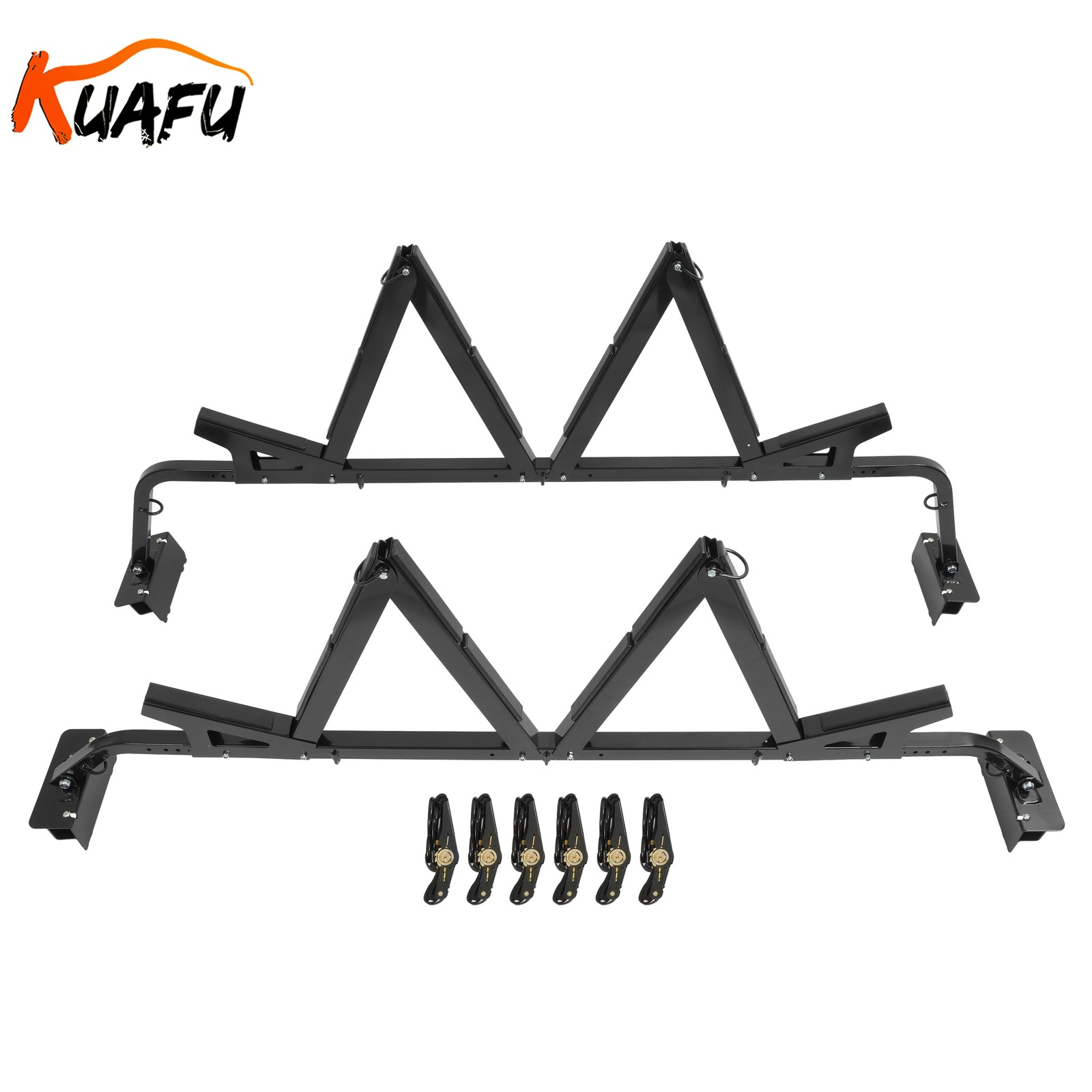 150lb Adjustable Truck Bed Kayak SUP Rack Fits 54″-64″ Bed Pickup Ladder Carrier