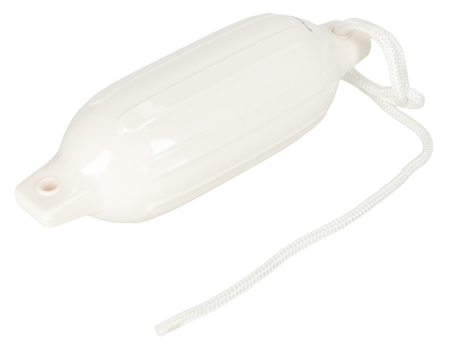 Rockville FEN245-WHITE Boat Fender Package 2 Bumpers 4.5″x16″, 2 Lines + Pump