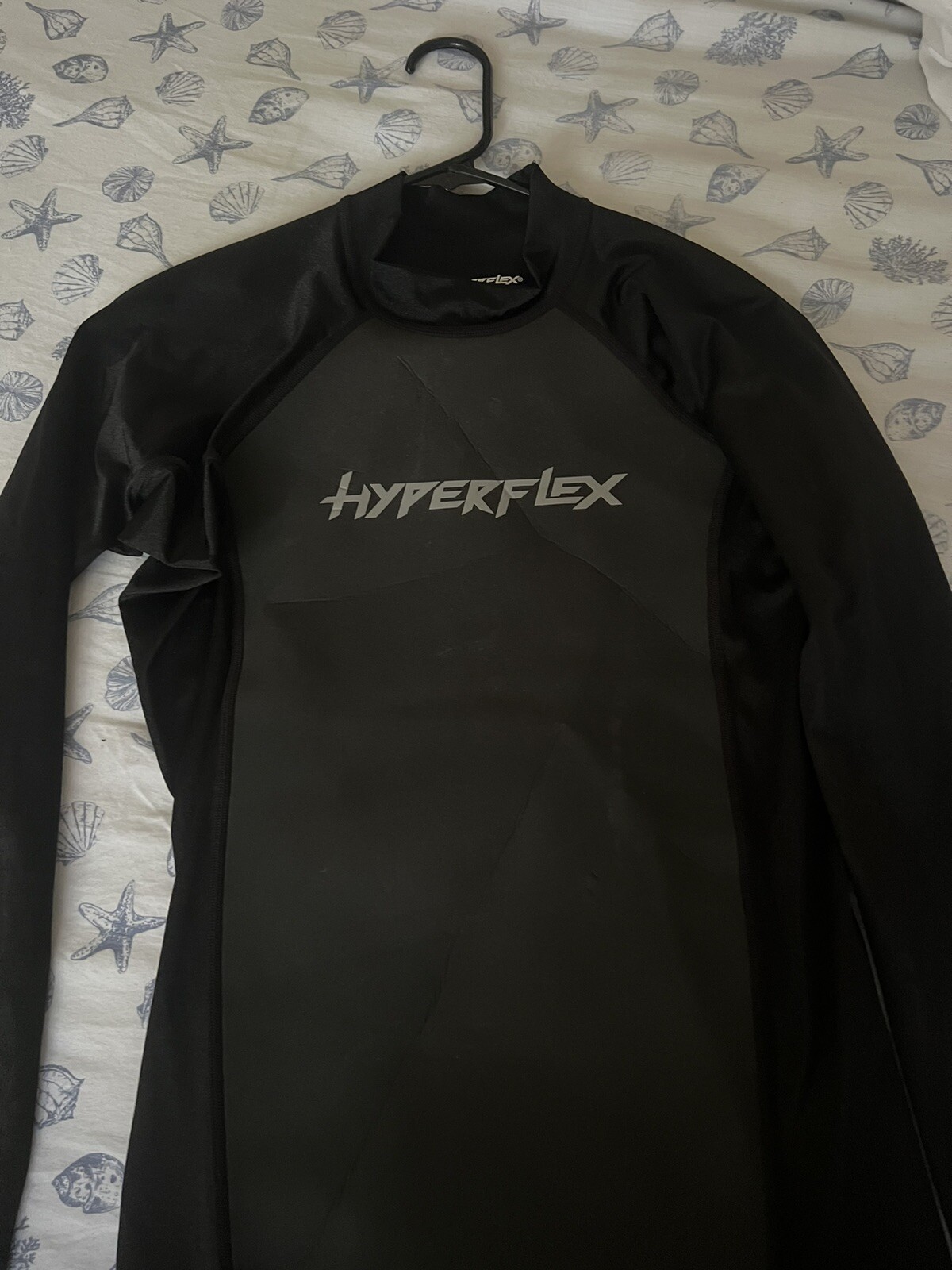 HyperFlex Wetsuit Top Size S Black Longsleeve
