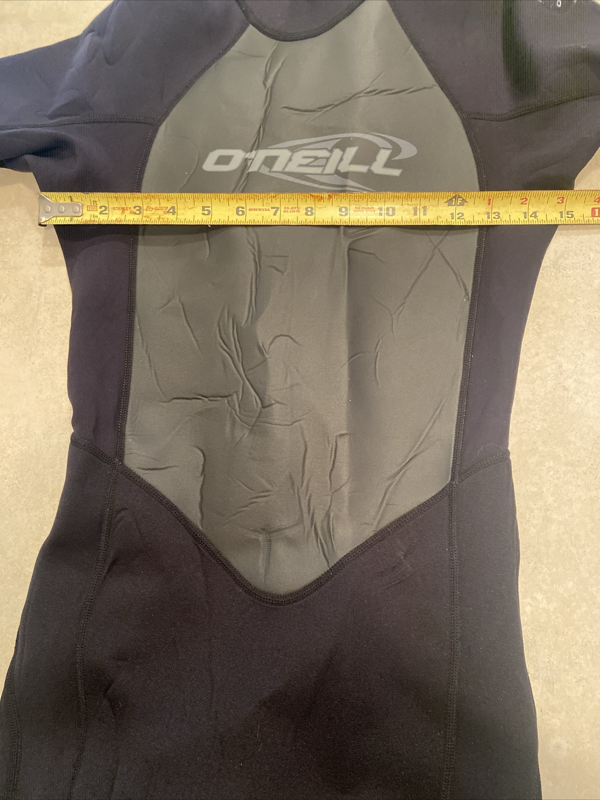 Women’s O’NEILL Shorty Wetsuit Size XS X-Small Zipper Clean Diving Style 1240