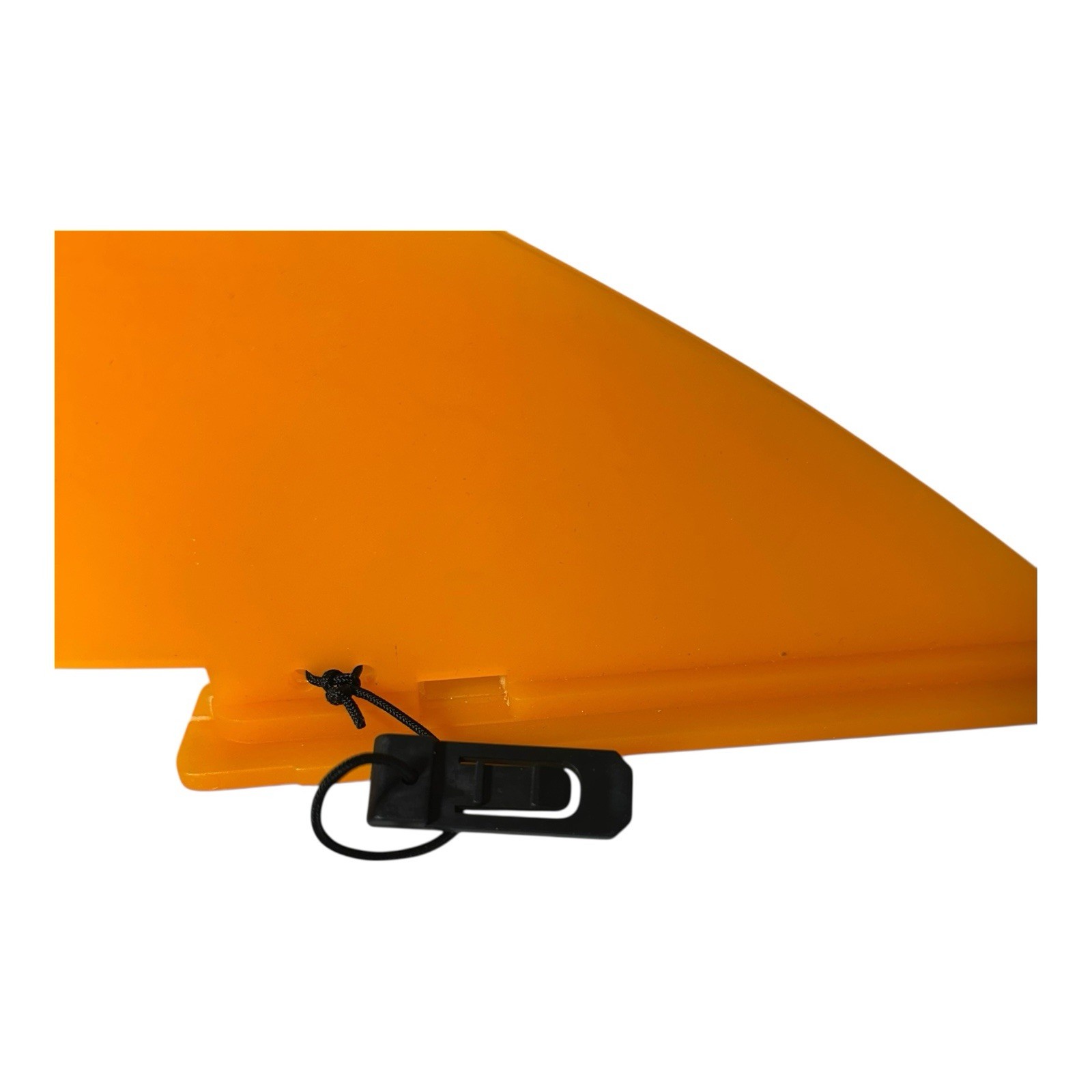 Stand Up Paddleboard Fin – Translucent Orange | Slide-In Mount with Clip