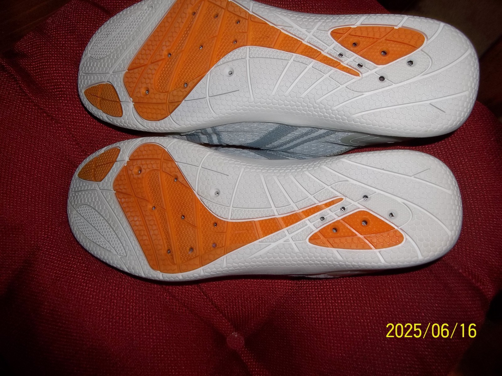 Lands End Womens Water Shoes Gray/silver 467447 Size 10 B no tie laces