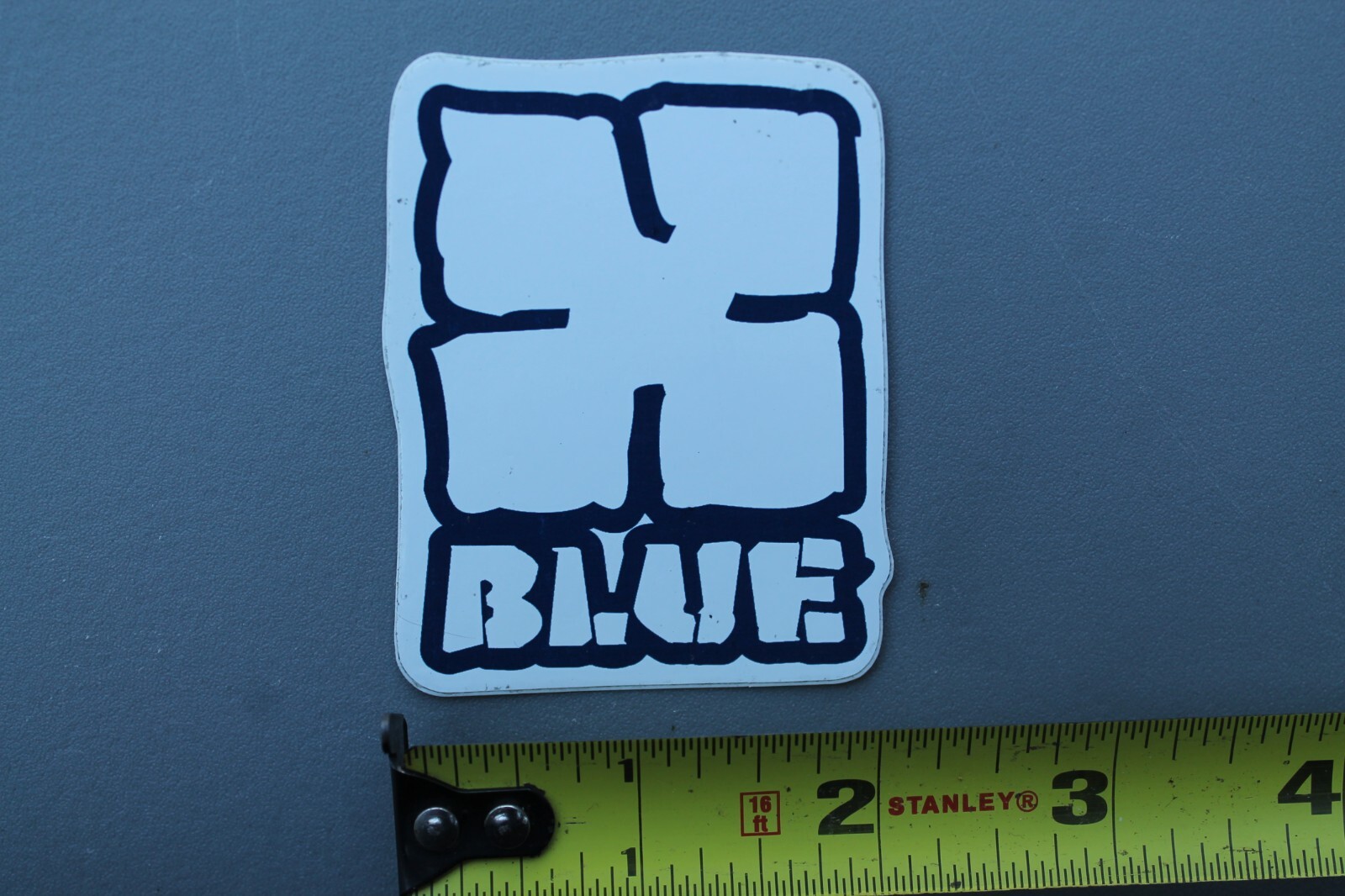 BLUE Surfboards Thailand Generic Original White V71A Vintage Surfing STICKER