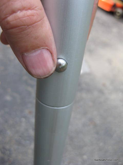 7′ Oars (pair) w/ Aluminum 2-part Shaft with Oarlocks. Strong, Compact, Light.