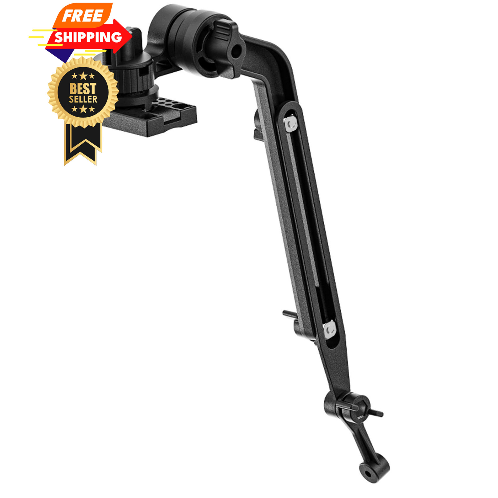 Universal Kayak Transducer Mount Arm Adjustable 9–14”, Tool-Free…