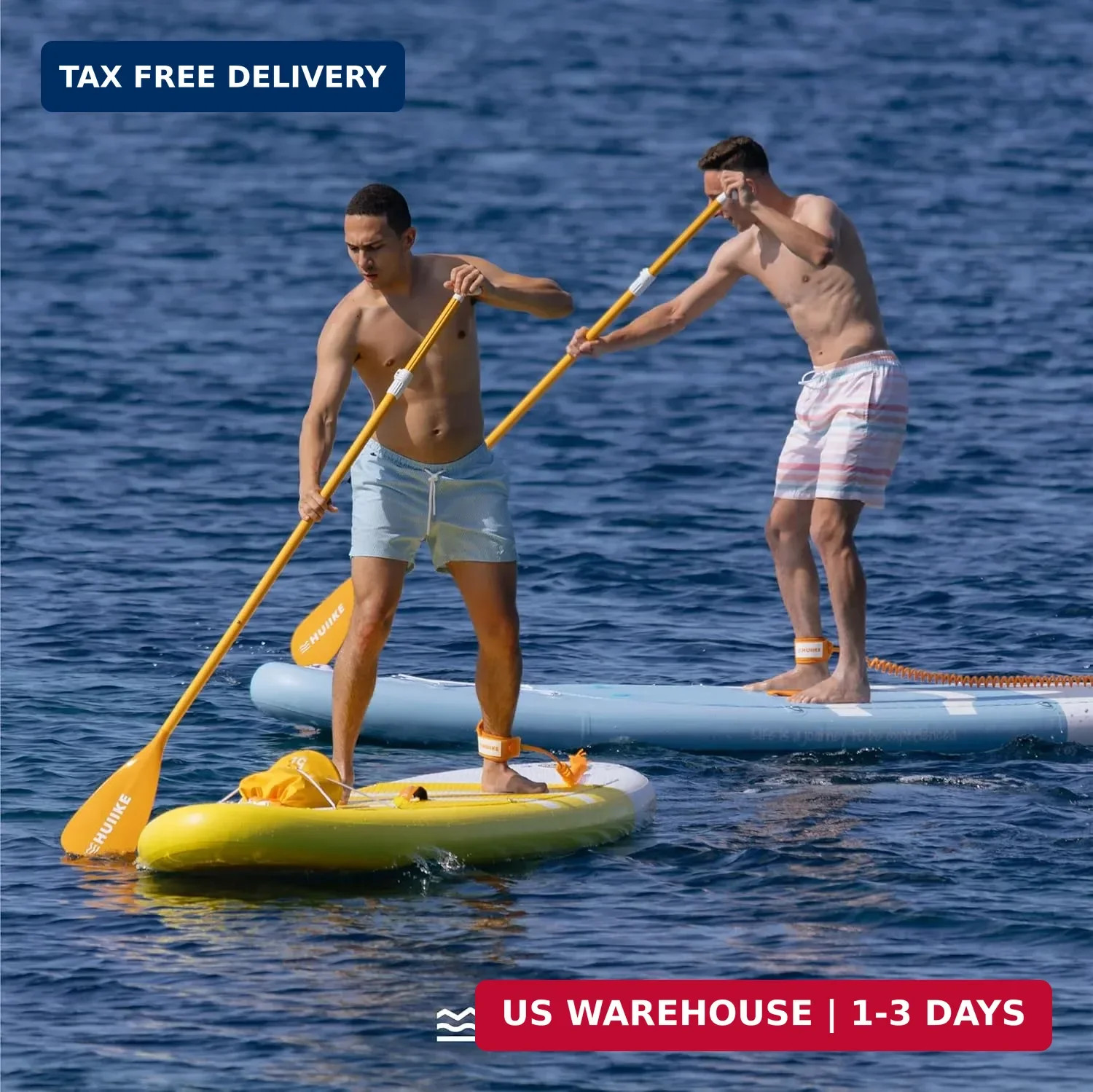 HUIIKE Paddle Board Paddle 2-in-1 Aluminum Sup Paddleboard Oar & Kayak Detachabl