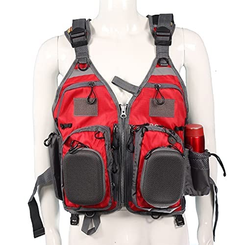 Fly Fishing Vest Fishing Safety Life Jacket for Swimming Sailing Boating Kaya…