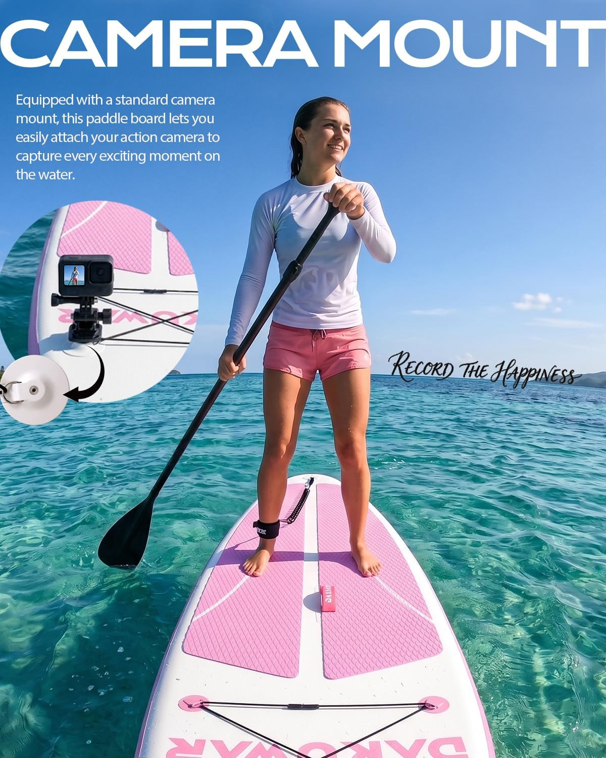10’6″ Inflatable Paddle Board 10′ Folding Ultra-Light Stand up Paddle Board