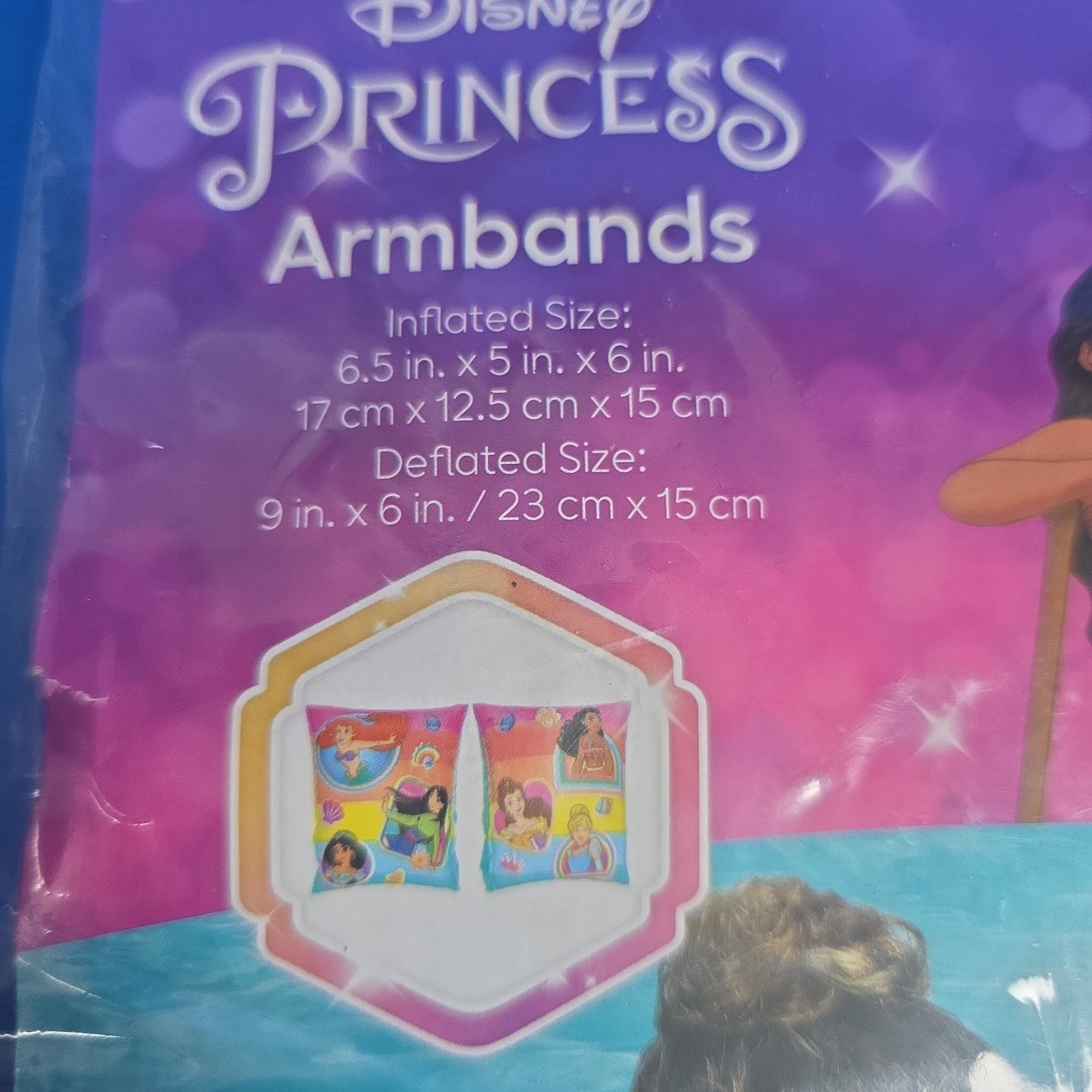 Disney Princess Inflatable Arm Bands Swim Floaties Lot of 5
