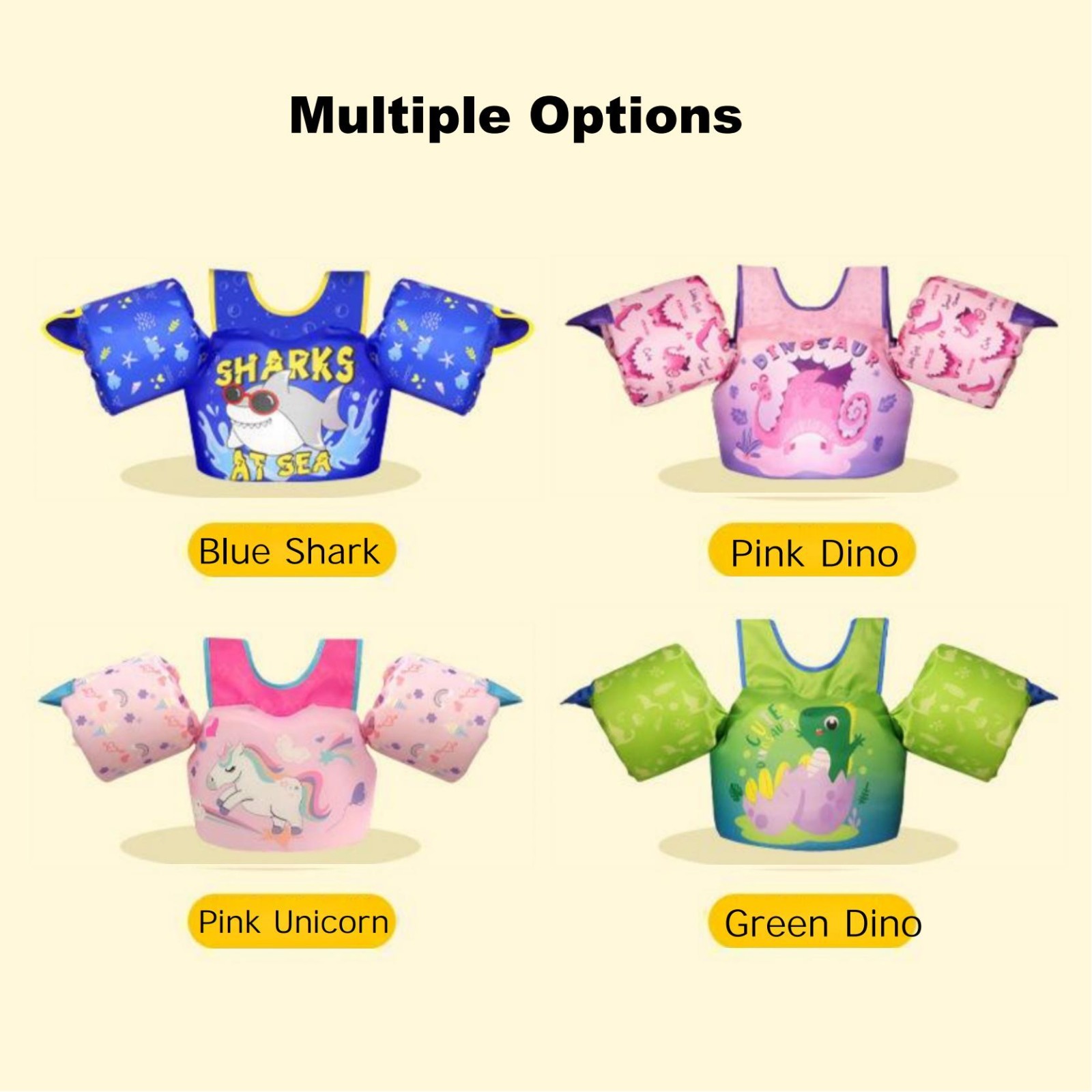 Kids Swim Vest Life Jacket for 3-8 years Boys and Girls, Toddler Floaties