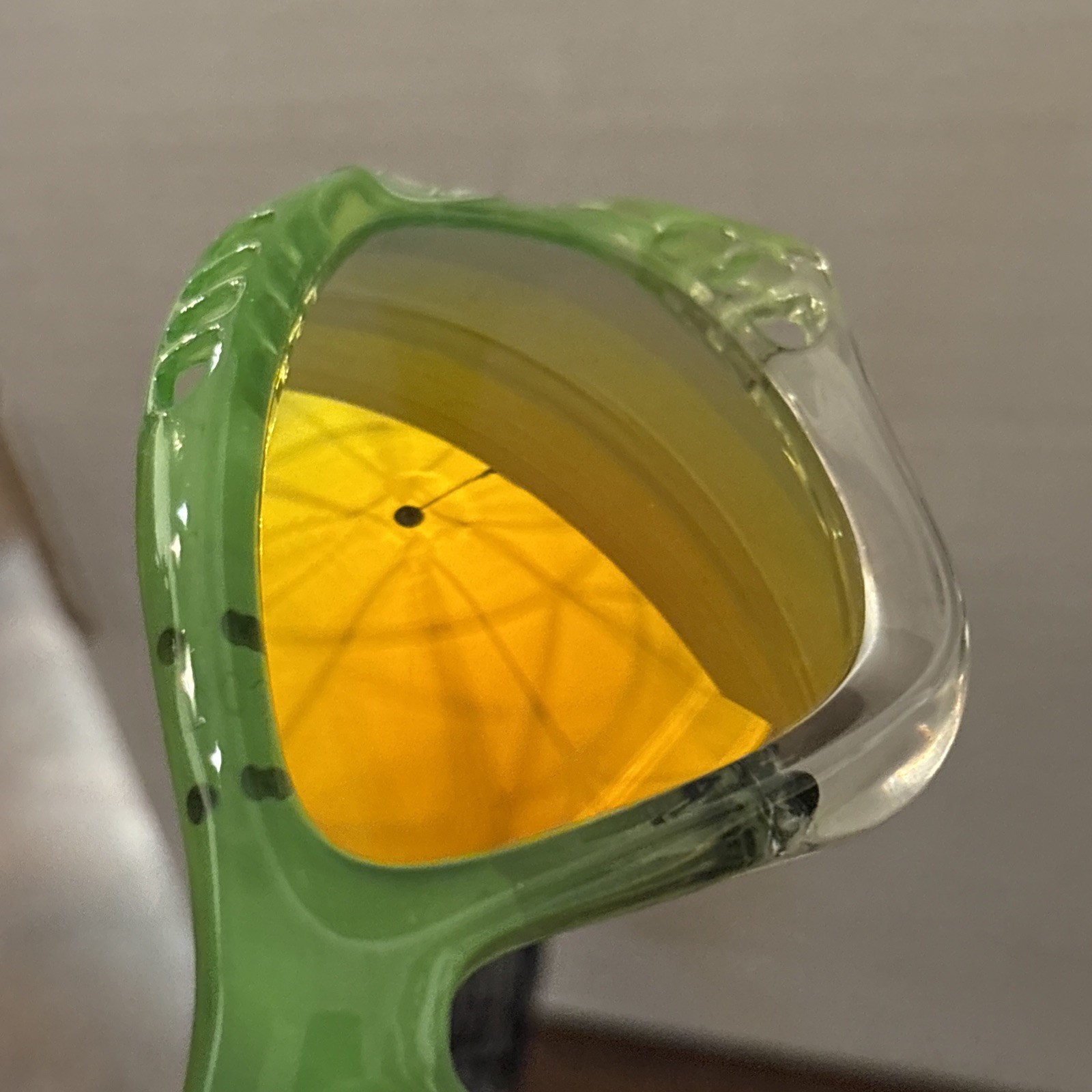 Pro Goggles Green Fade Frame/Revo Lens Sunglasses PWC Jetski With Case