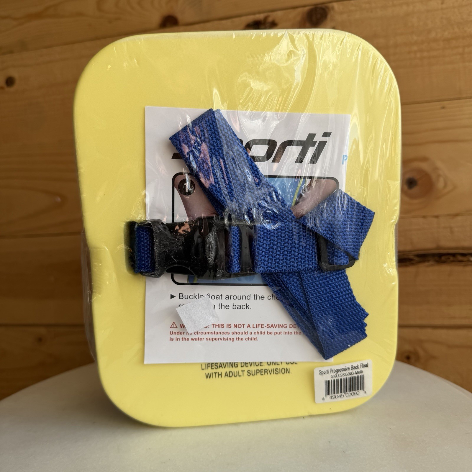 NEW Sporti Swimming Aid Foam Float Progressive Trainer Adjustable Yellow Blue
