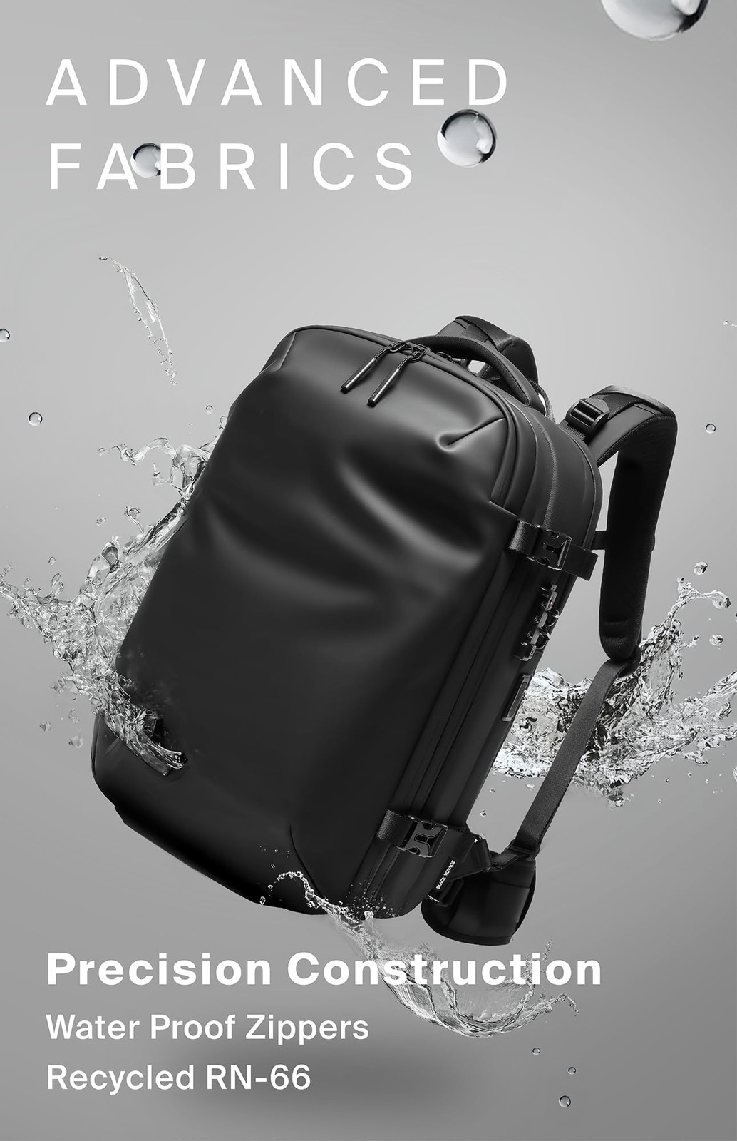 BlackVoyage Vortex Vacuum Travel Backpack 60L Air Compression TSA new no tags