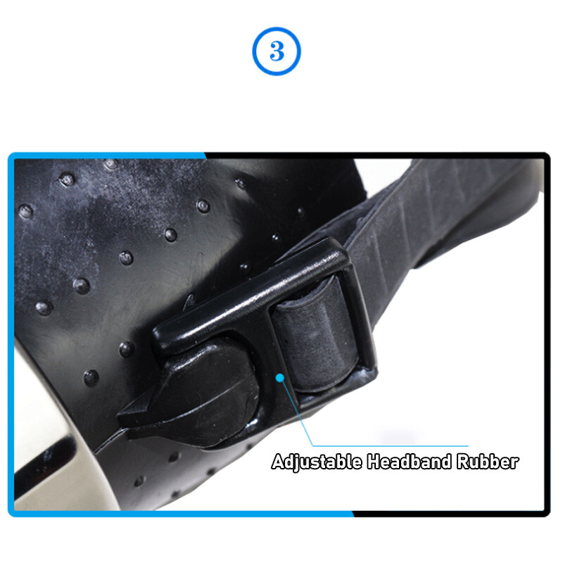 Freediving Mask Stainless Steel Oval Shape Rubber Mask Diving Goggles