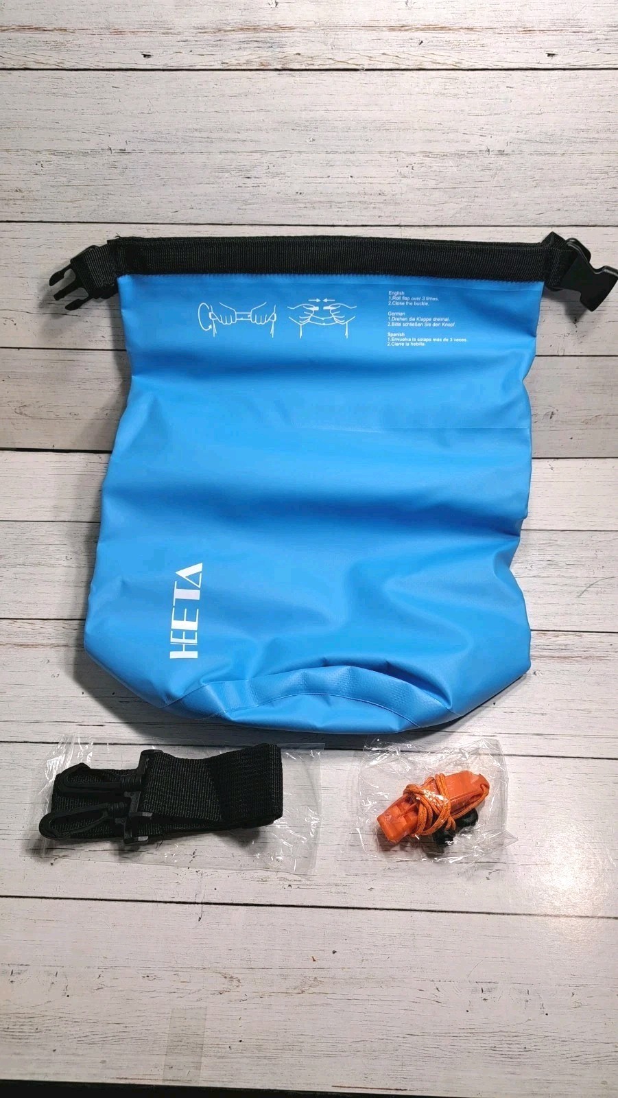Waterproof Dry Bag 5L Roll Top Lightweight Dry Storage Bag Backpack with…