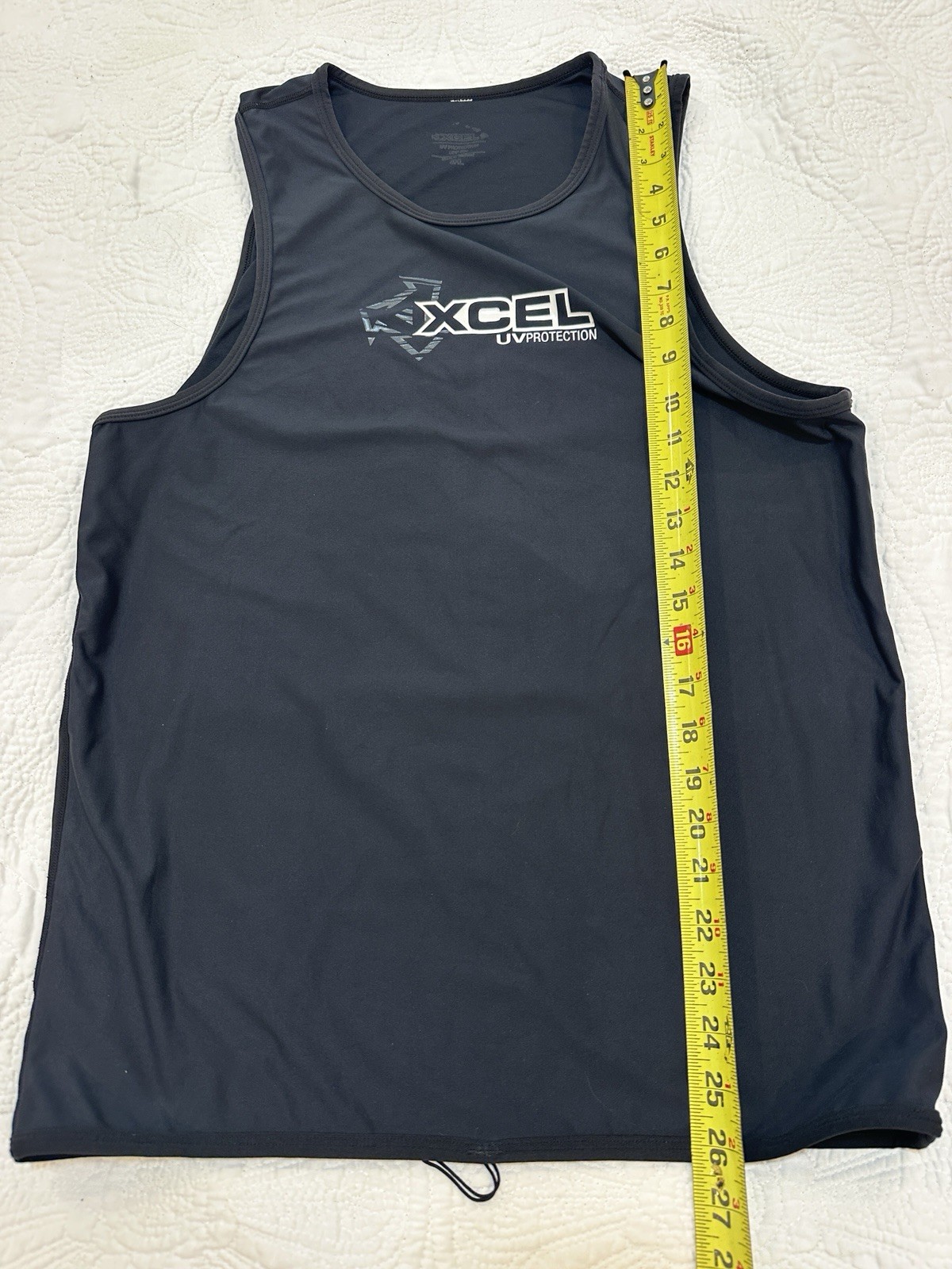 Xcel Hawaii Mens Rashguard Tank Sz 3XL EUC UV Protection Surf , Paddling