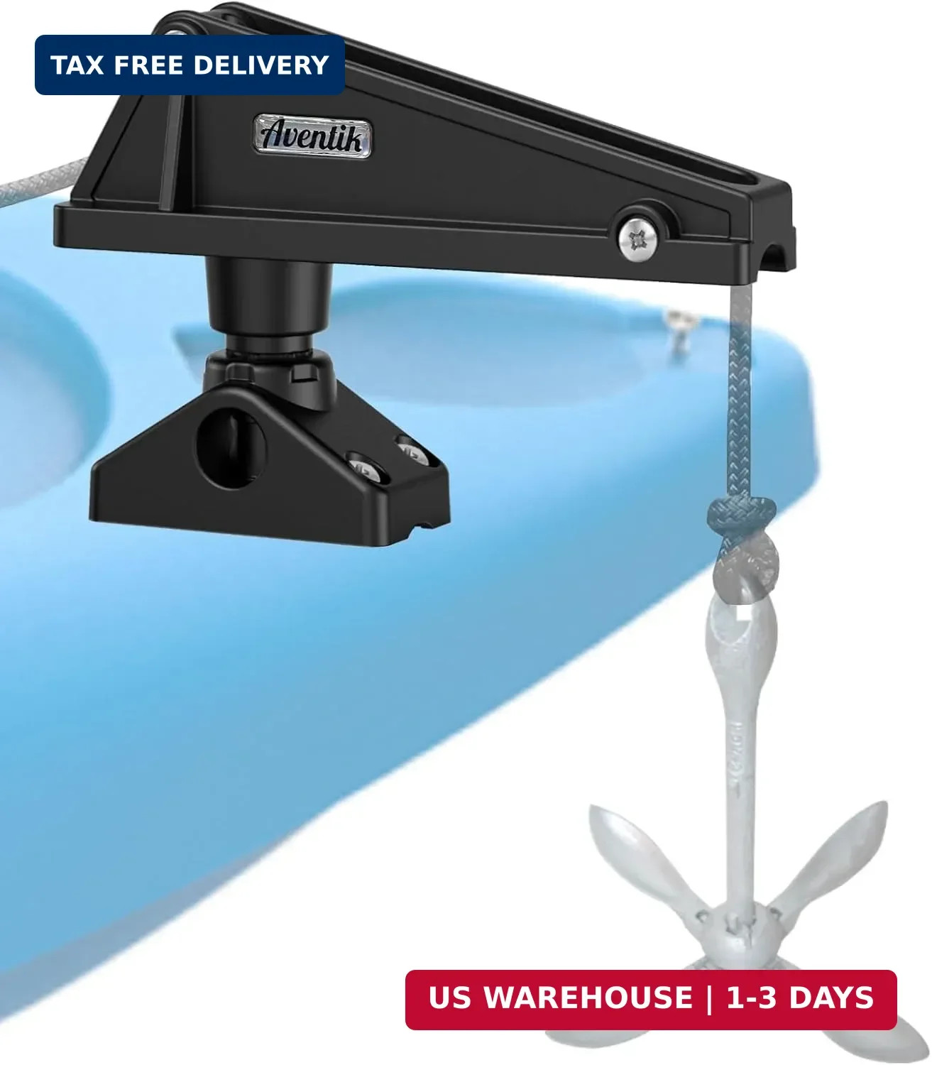 Kayak Anchor Lock System Durable Easy-to-Use Anchor Lock for Small Boats and Kay