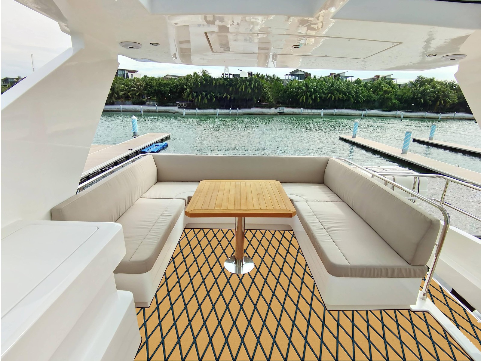 Lss Laidi Boat Flooring Eva Foam Decking Marine Non-Slip Self-Adhesive Flooring