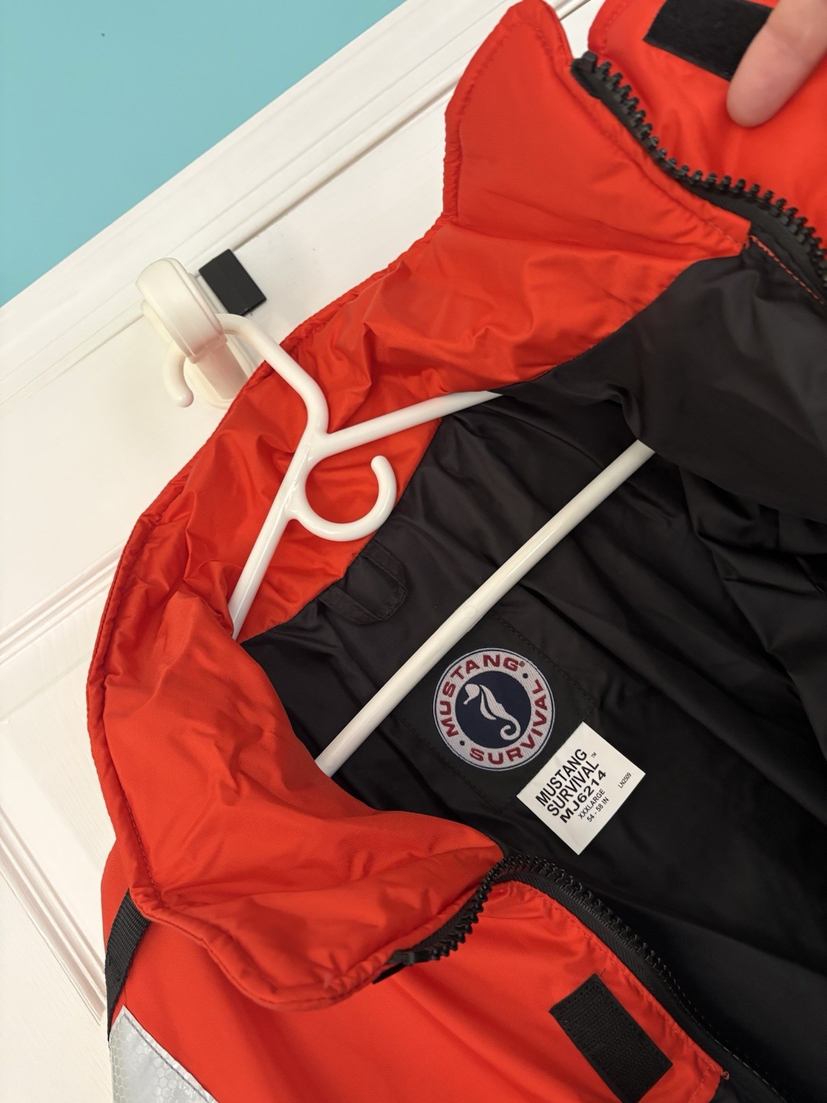 Mustang Survival Float Coat Jacket Adult XXX-Large MJ6214 ORANGE