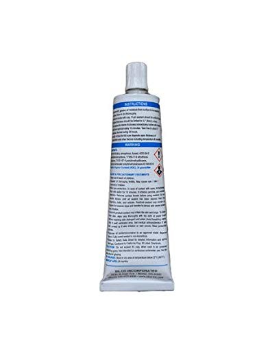 Silicone RTV 4500 FDA Grade High Strength Sealant, Black (2.8 black