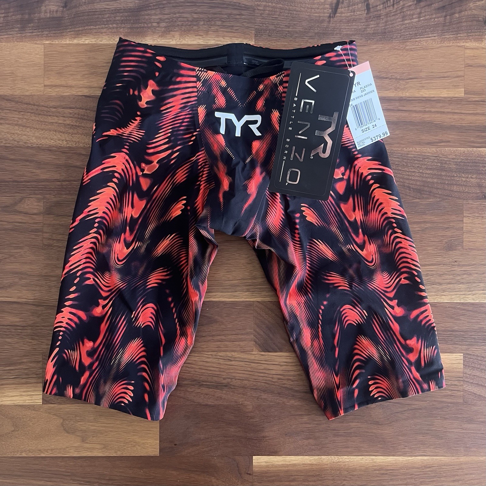 NEW TYR Venzo Genesis Plasma 233 Mens Jammer Size 24 (Race/Tech Swimsuit) NWT