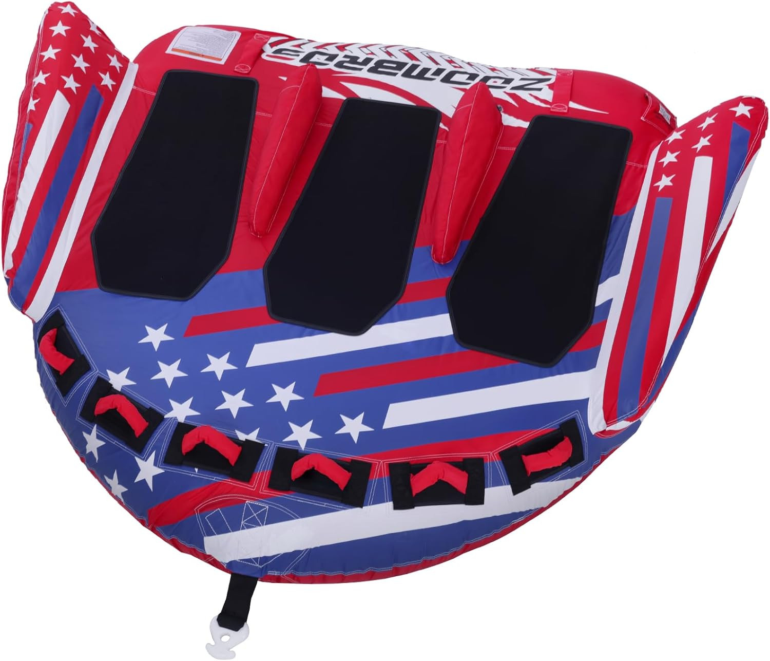 Towable Tube for Boating 2 to 3 Person Inflatable Water Tube with Wings