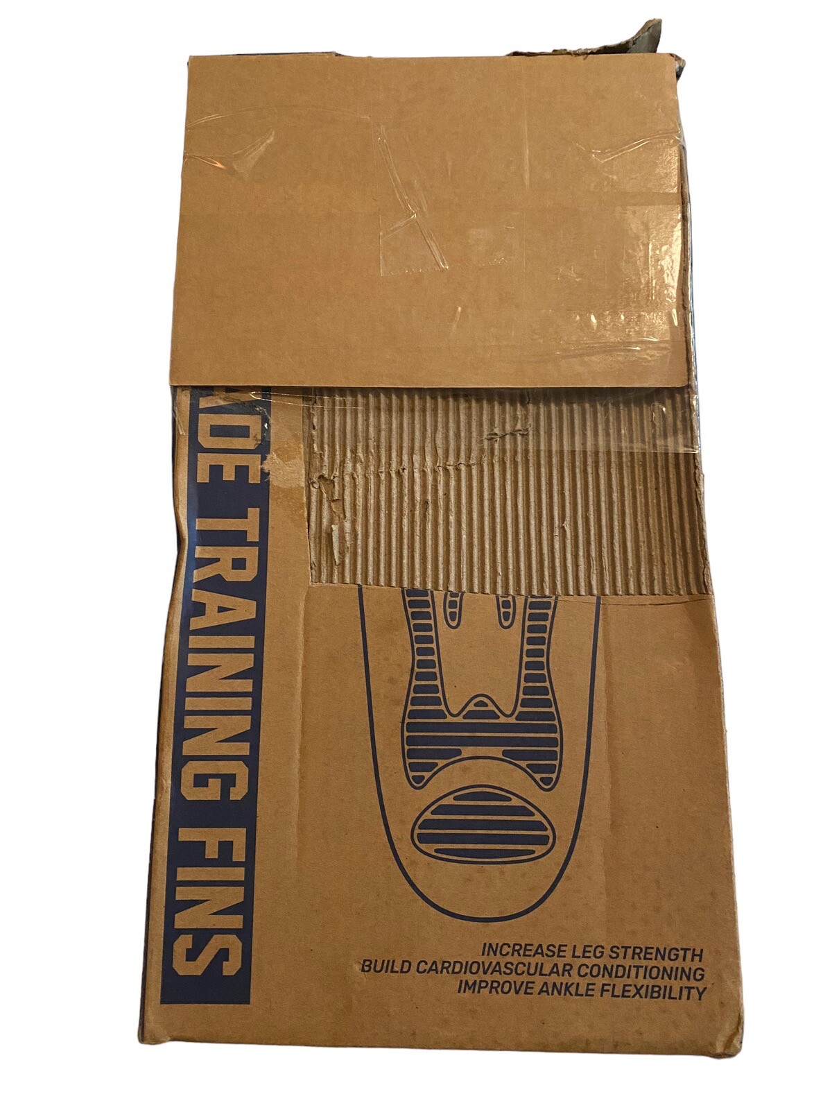 CAPAS Swim Training Fins Silicone Blue XS (US Male 3.5-5 US Female 4.5-6)